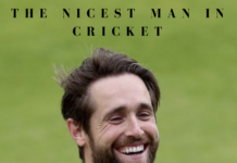 To, the nicest man in cricket